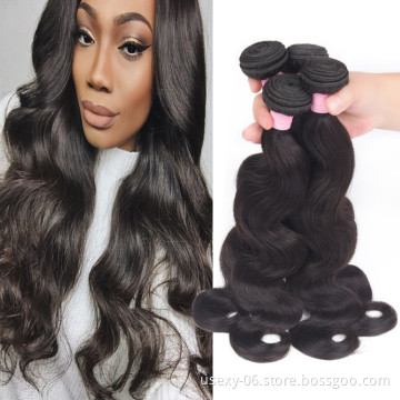 Factory Wholesale Dropshipping 10A Grade Raw Virgin Indian Hair Body Wave Hair Bundles